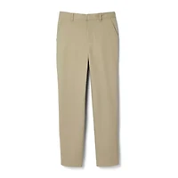 French Toast Big Kid Boys Straight Relaxed Fit Flat Front Pant