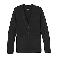 French Toast Little & Big Kid Boys V Neck Long Sleeve Button Cardigan