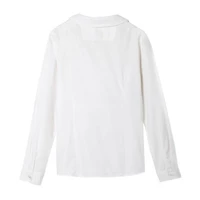 French Toast Little & Big Kid Girls Long Sleeve Fitted Regular Fit Button-Down Shirt