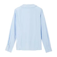French Toast Little & Big Kid Girls Long Sleeve Fitted Regular Fit Button-Down Shirt