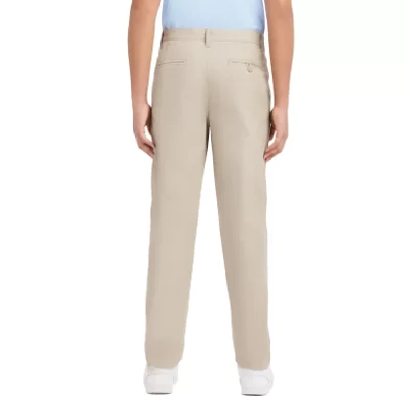 IZOD Mens Regular Fit Flat Front Pant