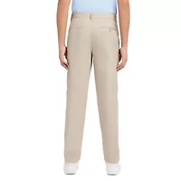 IZOD Mens Regular Fit Flat Front Pant