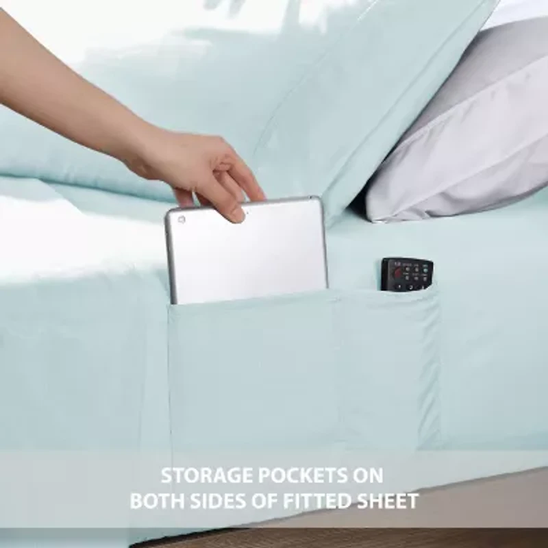 Swift Home Side Storage Pockets All Season Smart Sheet Set