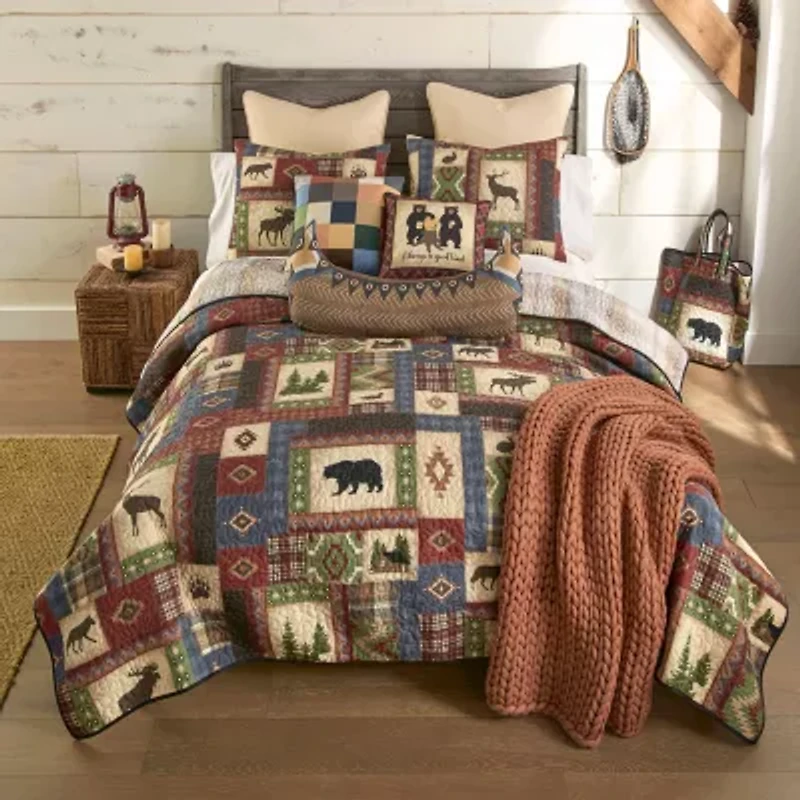 Your Lifestyle By Donna Sharp Forest Grove Good Time Square Throw Pillow