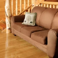 Donna Sharp Bear Creek Cotton Square Throw Pillow