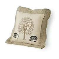 Donna Sharp Bear Creek Cotton Square Throw Pillow
