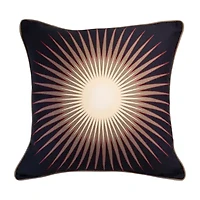 Donna Sharp Mojave Red Starburst Square Throw Pillow