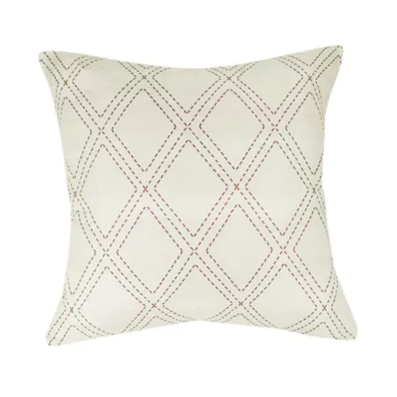 Donna Sharp Sweet Melon Diamond Square Throw Pillow
