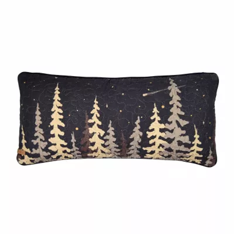 Donna Sharp Moonlit Cabin Rectangular Throw Pillow