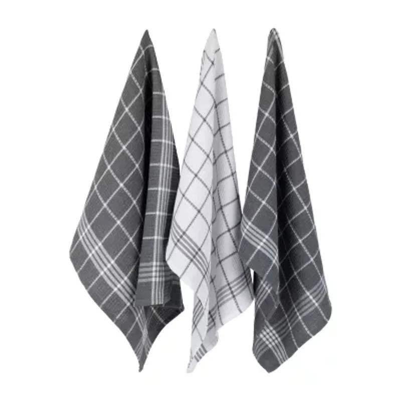 Design Imports Waffle Weave 8-pc. Towel + Dish Cloth Set