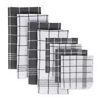 Design Imports Waffle Weave 8-pc. Towel + Dish Cloth Set