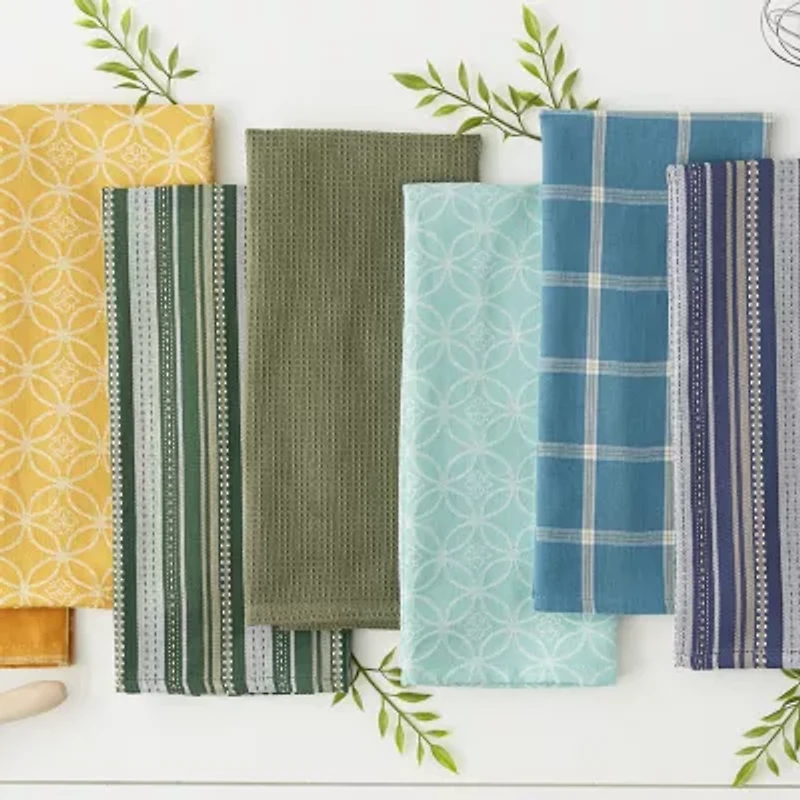 Design Imports Assorted 5-pc. Towel + Dish Cloth Set
