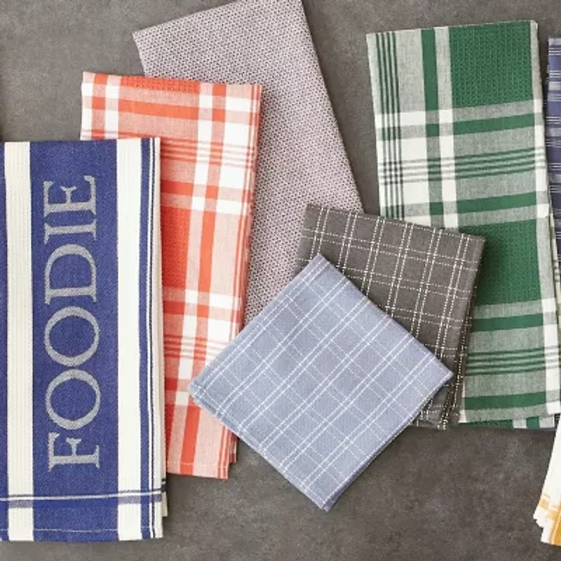 Design Imports Asst Foodie 5-pc. Towel + Dish Cloth Set
