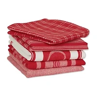 Design Imports Asst Foodie 5-pc. Towel + Dish Cloth Set