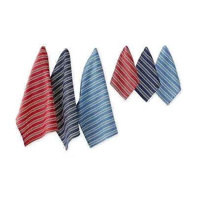 Design Imports Starboard Stripe Heavyweight 6-pc. Towel + Dish Cloth Set
