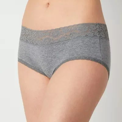 Arizona Body Cotton with Lace Boyshort Panty