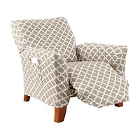 Linery Stretch Printed Recliner Slipcover