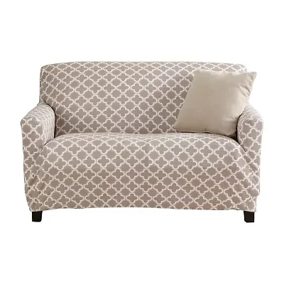 Linery Stretch Printed Loveseat Slipcover