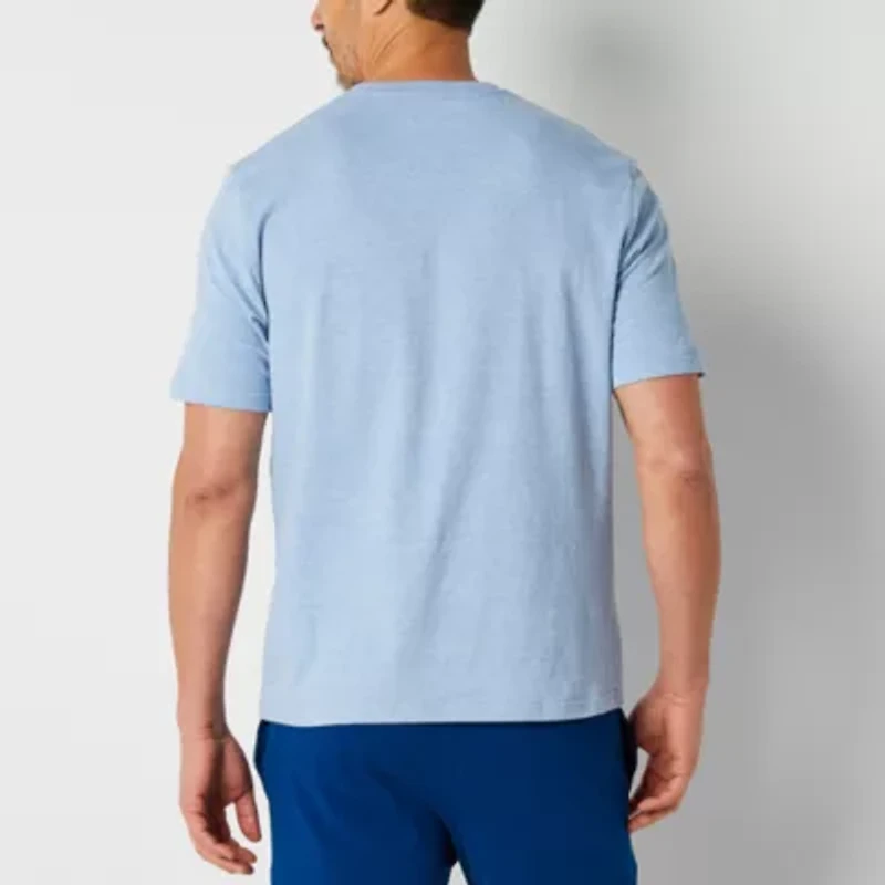 Stafford Super Soft Mens Crew Neck Short Sleeve Pajama Top