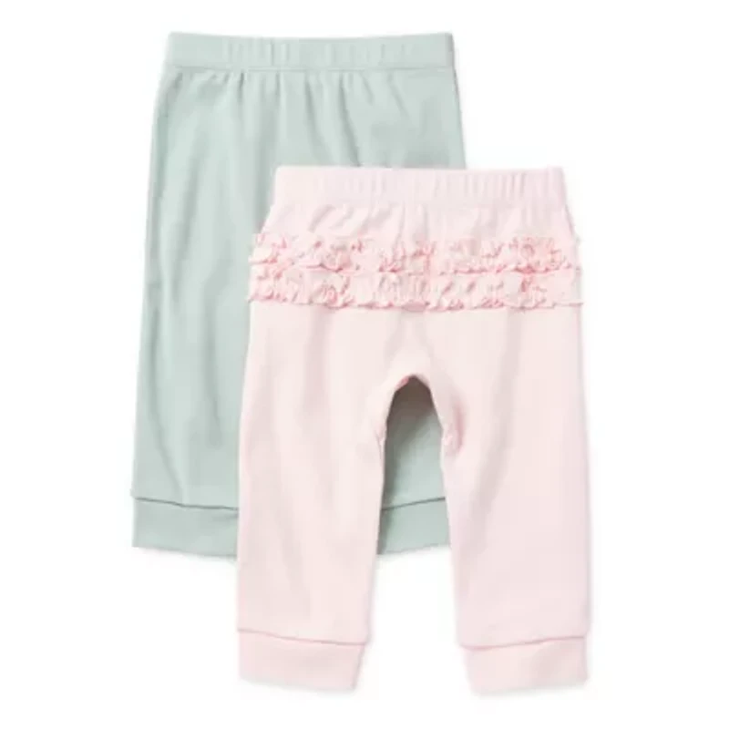 Okie Dokie Baby Girls Tapered Regular Fit Jogger Pant