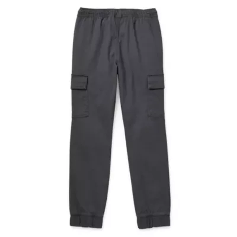 Thereabouts Pull-On Jogger Little & Big Kid Boys Adjustable Waist Cuffed Cargo Pant