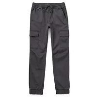 Thereabouts Pull-On Jogger Little & Big Kid Boys Adjustable Waist Cuffed Cargo Pant