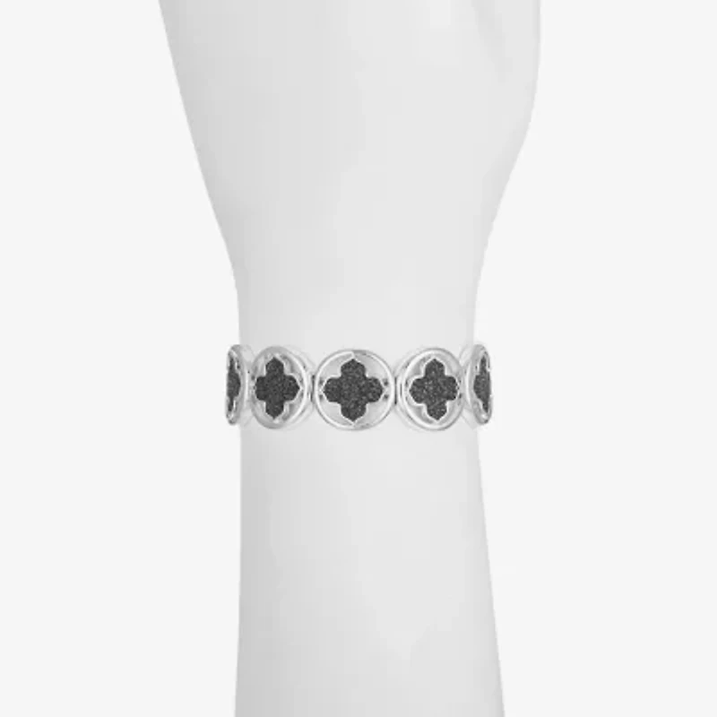 Monet Jewelry Womens Clover Bangle Bracelet