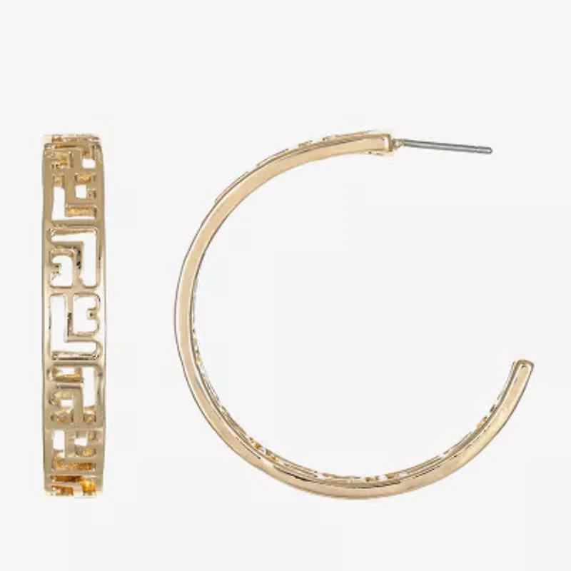 Liz Claiborne Womens 35mm Hypoallergenic Hoop Earrings