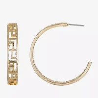 Liz Claiborne Womens 35mm Hypoallergenic Hoop Earrings