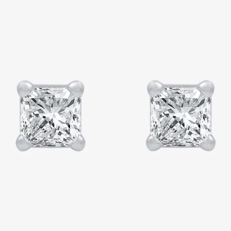 Deluxe Collection 1/4 CT.T.W. Natural Diamond 14K Gold 3.4mm Stud Earrings
