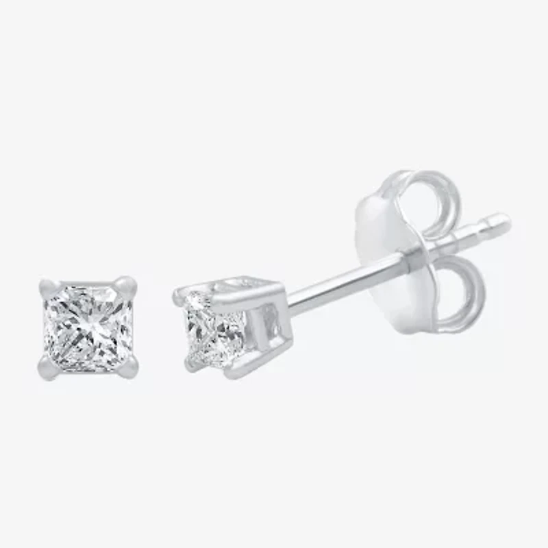 Deluxe Collection 1/4 CT.T.W. Natural Diamond 14K Gold 3.4mm Stud Earrings