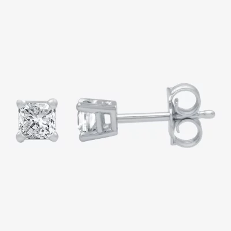 Deluxe Collection 1/4 CT.T.W. Natural Diamond 14K Gold 3.4mm Stud Earrings