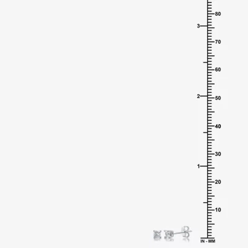 Classic Collection 1/4 CT. T.W. Natural White Diamond 10K Gold 3.4mm Stud Earrings