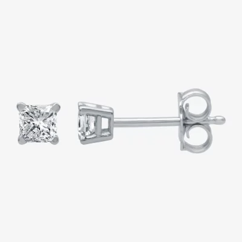 Classic Collection 1/4 CT. T.W. Natural White Diamond 10K Gold 3.4mm Stud Earrings