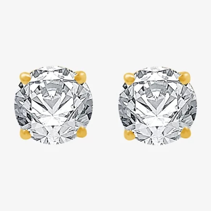 Ever Star 1 3/8 CT. T.W. Lab-Grown (G / SI1-SI2)  Diamond 10K or 14K Gold Round Stud Earrings