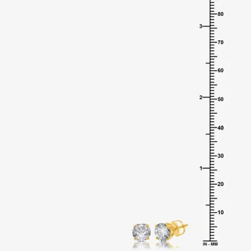 Ever Star 1 3/8 CT. T.W. Lab-Grown (G / SI1-SI2)  Diamond 10K or 14K Gold Round Stud Earrings