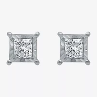 1/3 CT. T.W. Natural White Diamond 5.6mm Stud Earrings