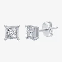 1/3 CT. T.W. Natural White Diamond 5.6mm Stud Earrings