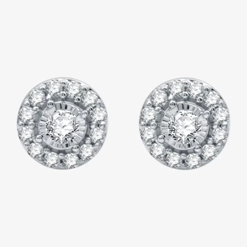 Ever Star (G / SI1-SI2) 3/8 CT. T.W. Lab Grown White Diamond 10K Gold 7.2mm Stud Earrings
