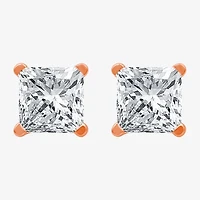 Ever Star (G-H / Si1-Si2) 2 CT. T.W. Lab Grown White Diamond 14K Gold 7mm Stud Earrings