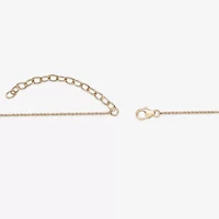 Womens Genuine Semi Precious Stone 18K Gold Over Silver Pendant Necklace