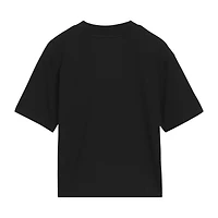 PUMA Big Kid Girls Crew Neck Short Sleeve Boxy Fit Graphic T-Shirt