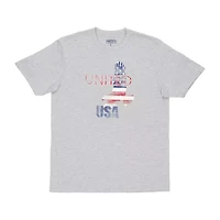 Smiths Workwear Patriotic Mens Crew Neck Short Sleeve Regular Fit Graphic T-Shirt