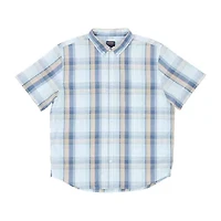 Smiths Workwear Mens Short Sleeve Relaxed Fit Button-Down Shirt