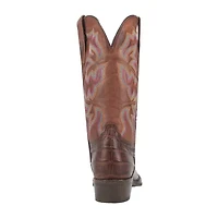 Dingo Mens Gator Block Heel Cowboy Boots