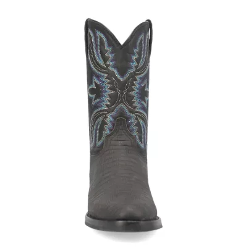 Dingo Mens Saw Buck Block Heel Cowboy Boots