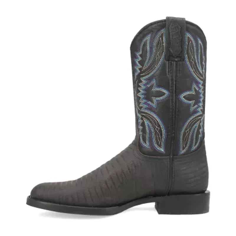Dingo Mens Saw Buck Block Heel Cowboy Boots