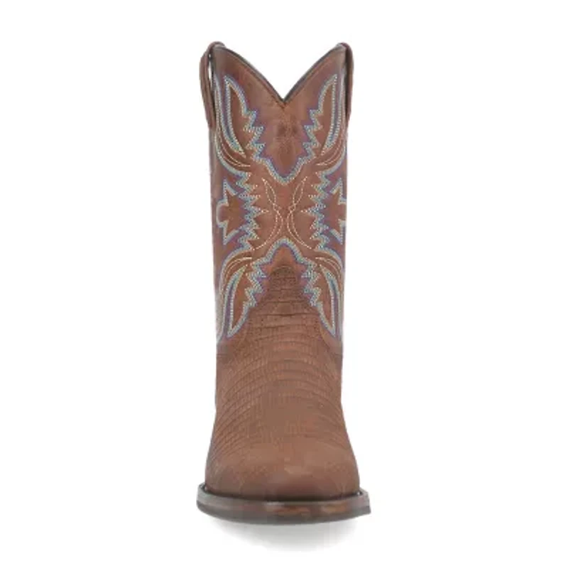 Dingo Mens Saw Buck Block Heel Cowboy Boots