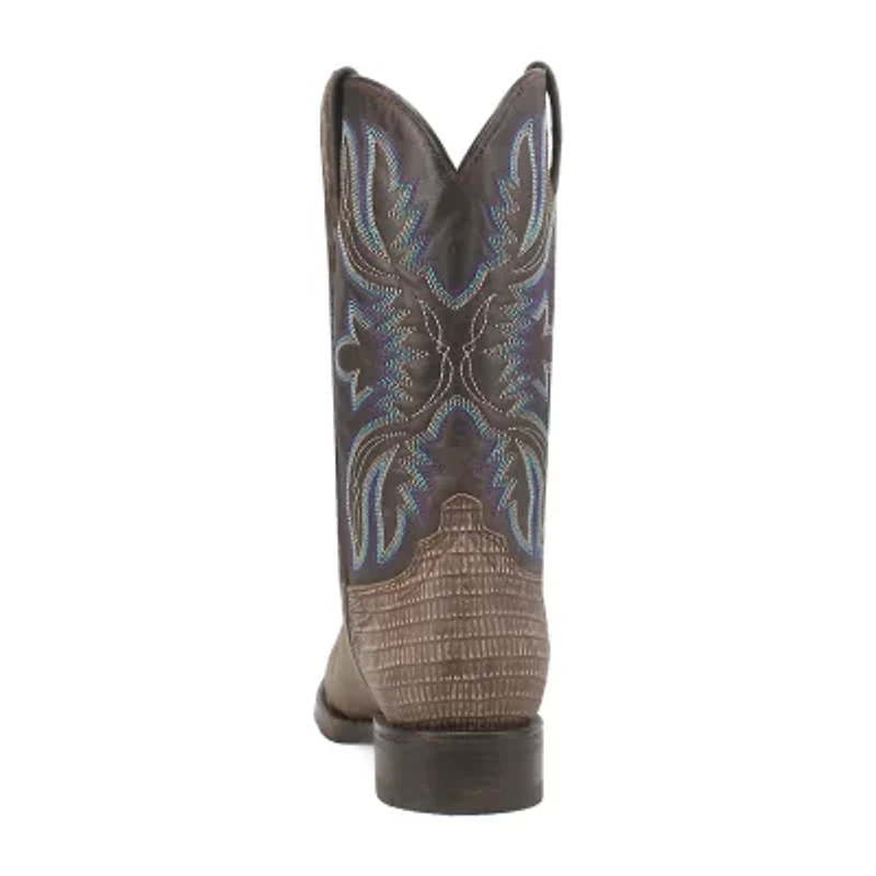 Dingo Mens Saw Buck Block Heel Cowboy Boots