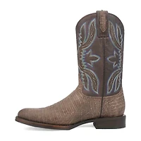 Dingo Mens Saw Buck Block Heel Cowboy Boots